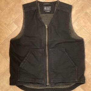 Carhartt Men's Black Fleece-Lined Vest